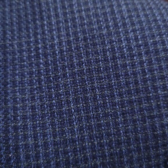 Oscar de la Renta Blazer Men 44L Blue Plaid Wool Sportscoat Jacket - Picture 4 of 16
